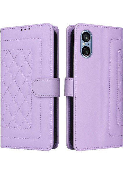 Sony Xperia 5 V Için Flip Case Basit Iş Darbeye Kapak Kılıfı (Yurt Dışından)