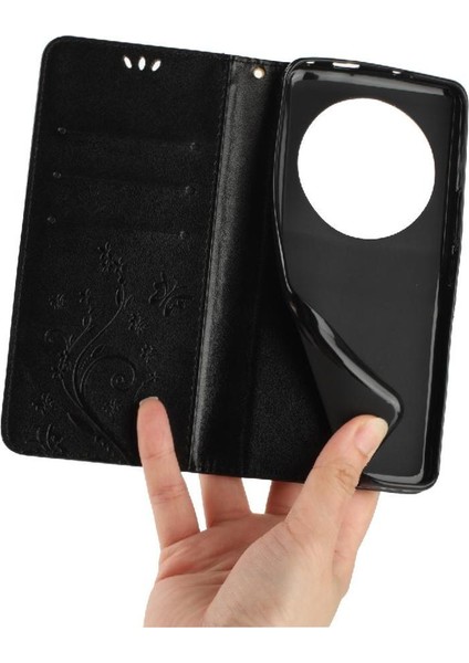 Xiaomi 13 Ultra Manyetik Kapatma Için Kickstand Pu Deri Kart Durumda (Yurt Dışından)