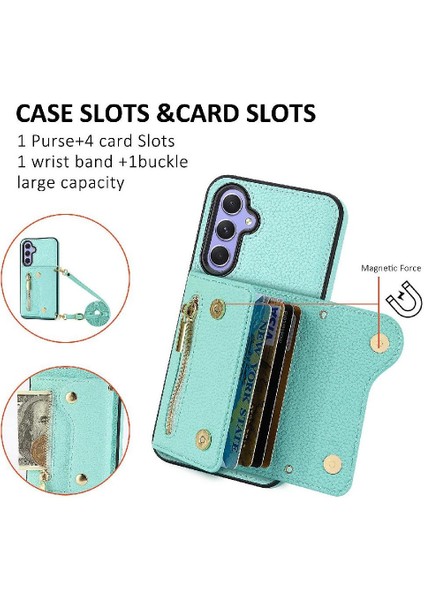 Samsung Galaxy Case Mini Sırt Çantası Uzun Kayış Kart Yuvaları Büyük (Yurt Dışından) modelleri