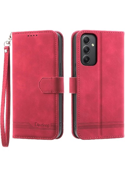 Samsung Galaxy A35 Bileklik Premium Kart Yuvaları Nakit Cep Için Flip Case (Yurt Dışından)
