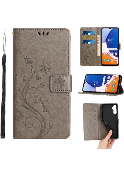 Samsung Galaxy A05S Pu Deri Kart Tutucu Bilek Kayışı Için Filp Durumda (Yurt Dışından)
