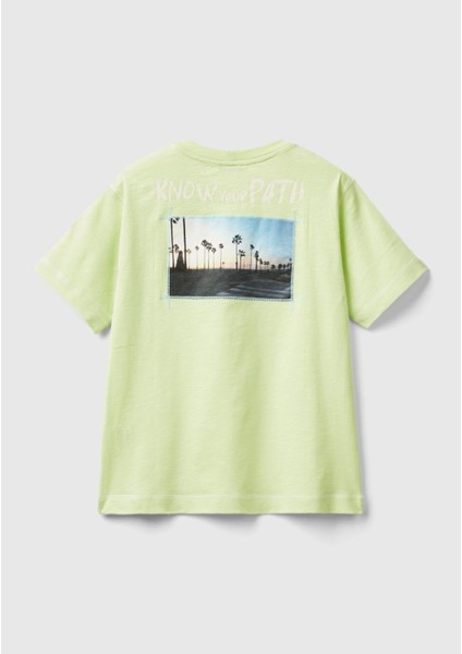 Erkek Çocuk Açık Yeşil T-Shirt 3BR4C10IW-022 fiyatları