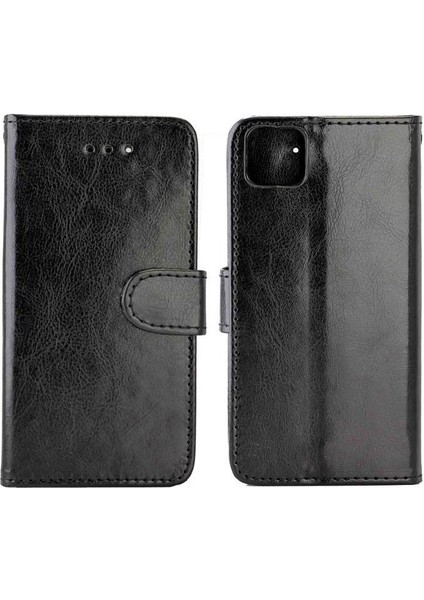 Onur 9s Manyetik Kapatma Kart Tutucu Kickstand Pu Deri Için Flip Case (Yurt Dışından)