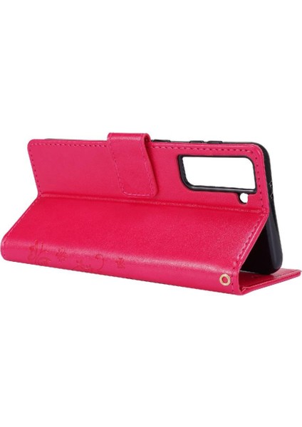 Samsung Galaxy S21 Için Kickstand Durumda Kart Tutucu Manyetik Kapatma Pu (Yurt Dışından) fiyatları
