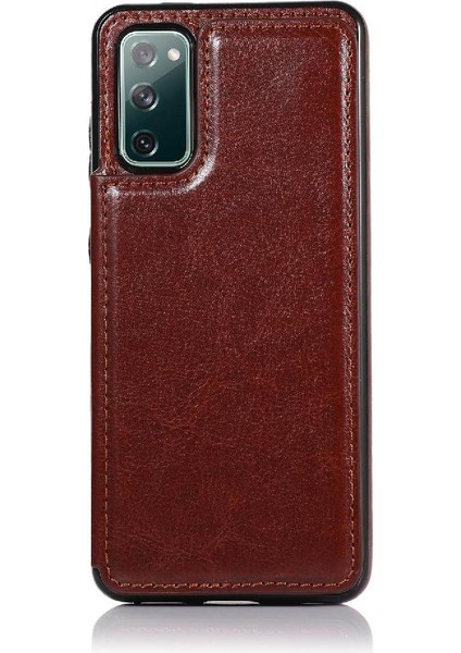 Kart Tutucu Çift Manyetik Pu ile Samsung Galaxy S20 Fe Için Cüzdan Kılıf (Yurt Dışından) fiyatları