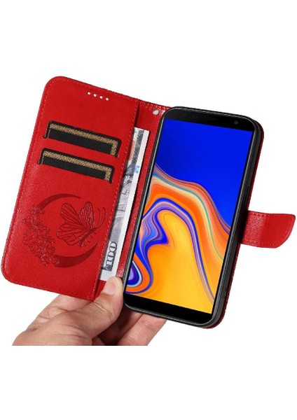 Samsung Galaxy J6 Artı Yüksek Kaliteli Deri Ayrılabilir El Için Flip Case (Yurt Dışından) modelleri