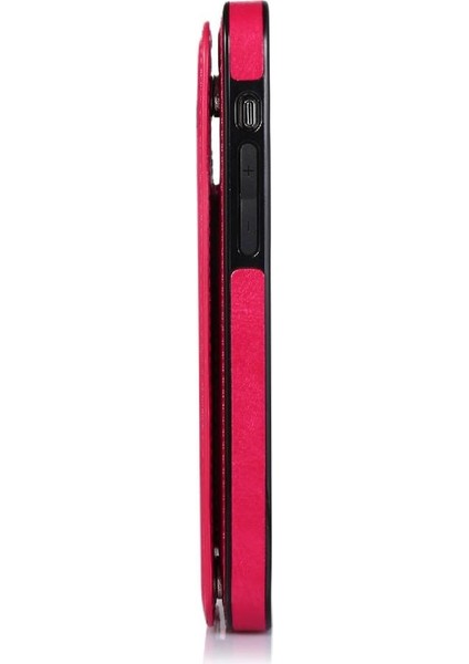 IPhone 12 Için Cüzdan Durumda Çift Manyetik Toka Kart Yuvaları ile Kickstand (Yurt Dışından) fırsatları