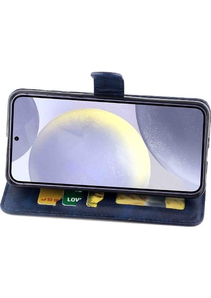 Samsung Galaxy S24 Artı Pu Deri Kickstand Tam Kart Için Filp Durumda (Yurt Dışından) fiyatları
