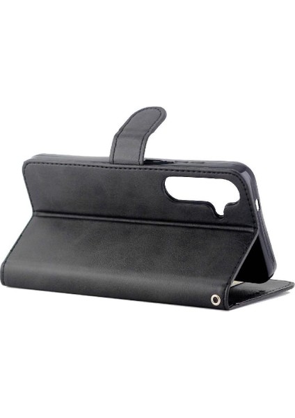 Samsung Galaxy S24 Artı Pu Deri Kickstand Tam Kart Için Filp Durumda (Yurt Dışından) modelleri