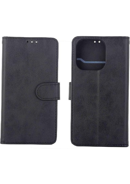 IPhone 14 Için Filp Durumda Pro Tam Koruma Kartı Tutucu Kickstand Pu (Yurt Dışından)