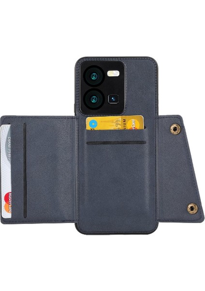 Vivo V25 5G/V25E Buit Için Cüzdan Kılıf Demir Kickstand Cüzdan Kılıf Kartı (Yurt Dışından) fırsatları