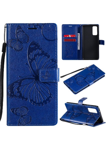 Samsung Galaxy S20 Fe Darbeye Kapak Için Kart Yuvası Standı ile Kapak (Yurt Dışından)
