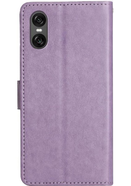 Sony Xperia 10 Vı Için Filp Durumda Bilek Kayışı Manyetik Kapatma Kickstand Pu (Yurt Dışından) indirimleri