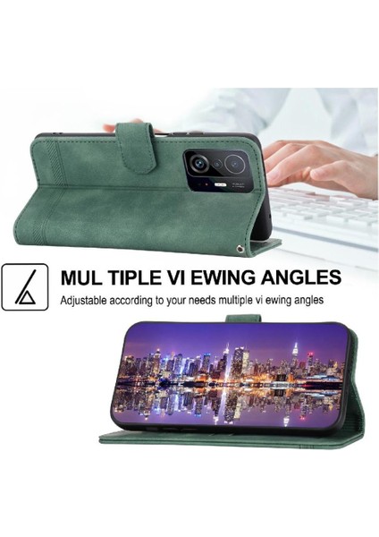 Xiaomi 11T/11T Pro Bileklik Premium Manyetik Kapatma Nakit Için Flip Case (Yurt Dışından)