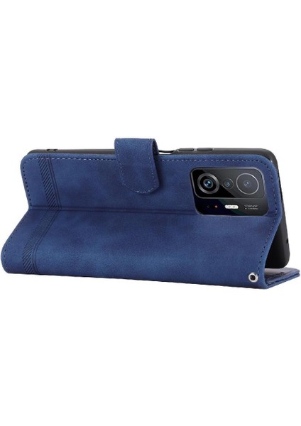 Xiaomi 11T/11T Pro Bileklik Premium Manyetik Kapatma Nakit Için Flip Case (Yurt Dışından)