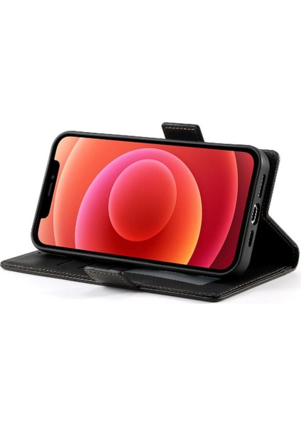 IPhone 12 Cüzdan Günlük Kullanım Için Flip Case Kart Yuvaları Flip Iş (Yurt Dışından) fırsatları