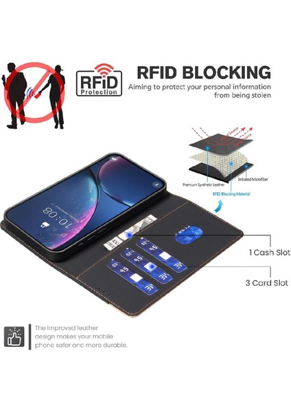 IPhone 16 Için Flip Case Pro Max Kickstand Flip Folio Darbeye Tpu Iç (Yurt Dışından)