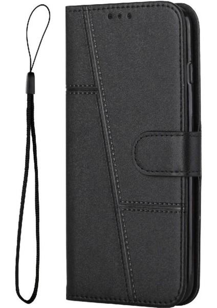 Oppo Oppo 12 5g Yan Toka Kickstand Tam Koruma Pu Için Flip Case (Yurt Dışından)