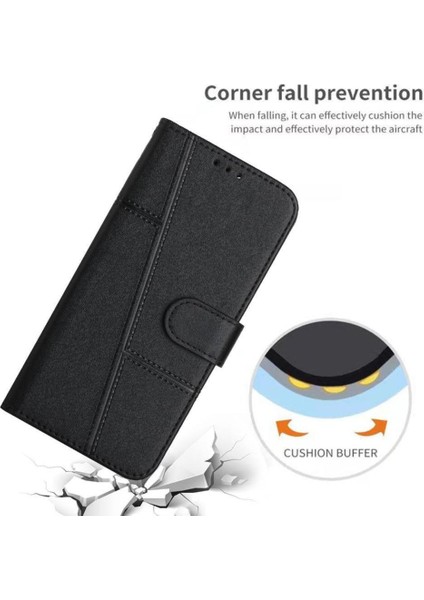 Realme C63 Tam Koruma Kickstand Kart Ekleme Pu Için Flip Case (Yurt Dışından)