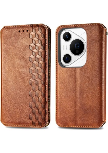 Huawei Pura 70 Pro Için Flip Case Kapak Zarif Iş Cüzdan (Yurt Dışından)