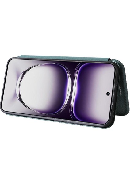 Oppo Oppo 12 5g Manyetik Karbon Fiber Tam Koruma Flip Case Için Flip Case (Yurt Dışından) fırsatları