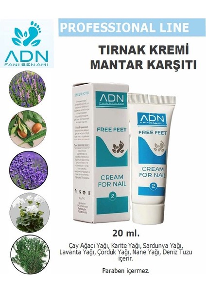 Tırnak Kremi, Mikozdan Etkilenen Tırnaklar İçin, Mantar Karşıtı Tırnak Kremi, 20 ml