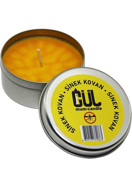 Mum Candle Sinek Kovan Mum Teneke Kutu (4390)