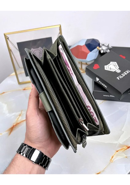 Büyük Cüzdan Telefon Bölmeli