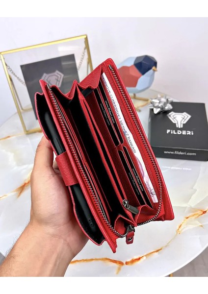 Büyük Cüzdan Telefon Bölmeli