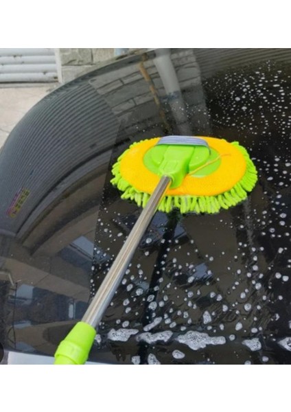 Mikrofiber Teleskopik Oto Araba Araç Yıkama Mopu