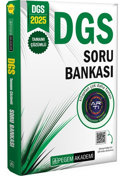 2025 DGS Tamamı Çözümlü Soru Bankası