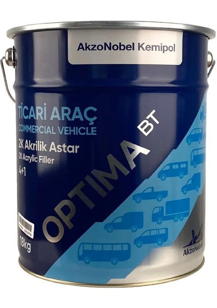 Akzonbel Optıma 4+1 Akrilik ASTAR18KG