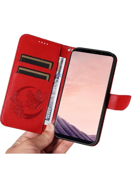 Samsung Galaxy S8 Için Flip Case Kredi Kartı ile Ayrılabilir El Kayışı (Yurt Dışından) indirimleri