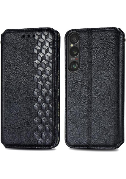 Sony Xperia 1 Vı Için Flip Case Deri Kılıf Kapak Kapak Cüzdan Fonksiyonu (Yurt Dışından)