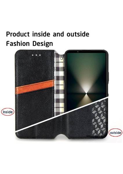 Sony Xperia 1 Vı Için Flip Case Deri Kılıf Kapak Kapak Cüzdan Fonksiyonu (Yurt Dışından) modelleri