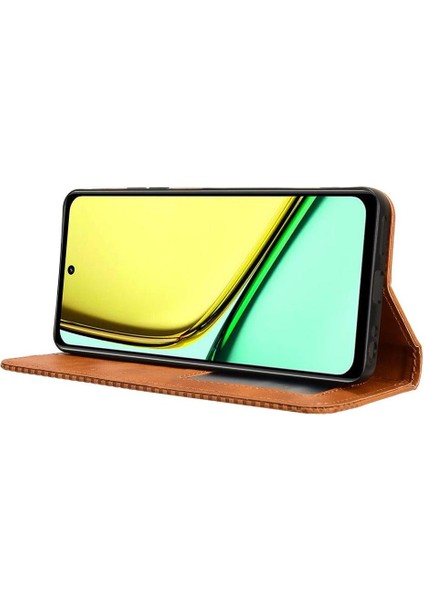 Realme 12 Lite 4g Cüzdan Pu Deri Manyetik Kapatma Için Kılıf (Yurt Dışından) fırsatları