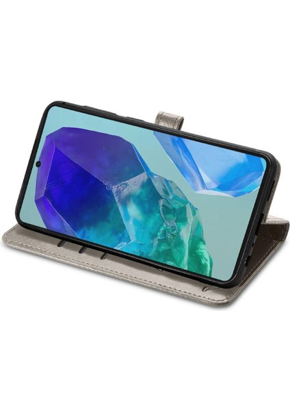 Samsung Galaxy M55 5g Için Flip Case Deri Kılıf Kapak Kapak Kısa Kayış (Yurt Dışından) fiyatları
