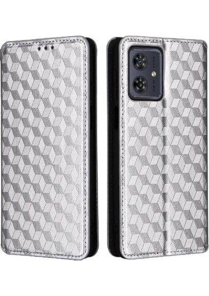 Motorola Moto G54 5g Pu Deri Kart Yuvaları Tutucu Manyetik 3D (Yurt Dışından)
