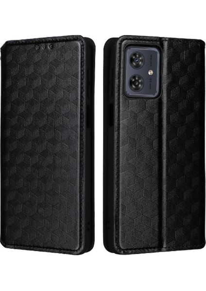 Motorola Moto G54 5g Pu Deri Kart Yuvaları Tutucu Manyetik 3D (Yurt Dışından)