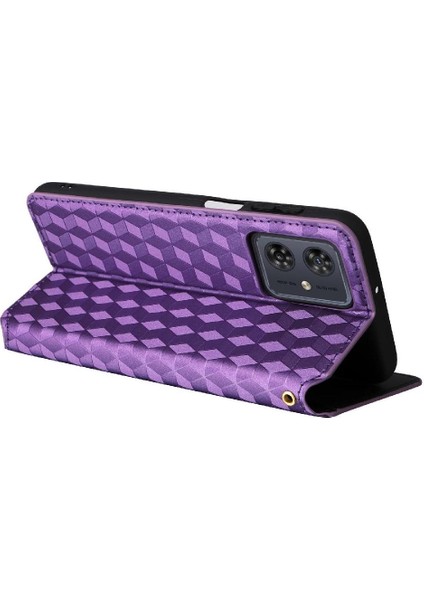 Motorola Moto G54 5g Pu Deri Kart Yuvaları Tutucu Manyetik 3D (Yurt Dışından) modelleri