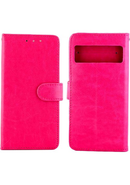 Google Piksel 7 Pro Kickstand Pu Deri Manyetik Kapatma Için Flip Case (Yurt Dışından)