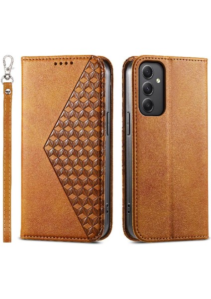 Samsung Galaxy A35 Cüzdan Eşkenar Dörtgen Şekli Standı Günlük Kullanım El Için Flip Case (Yurt Dışından) fırsatları
