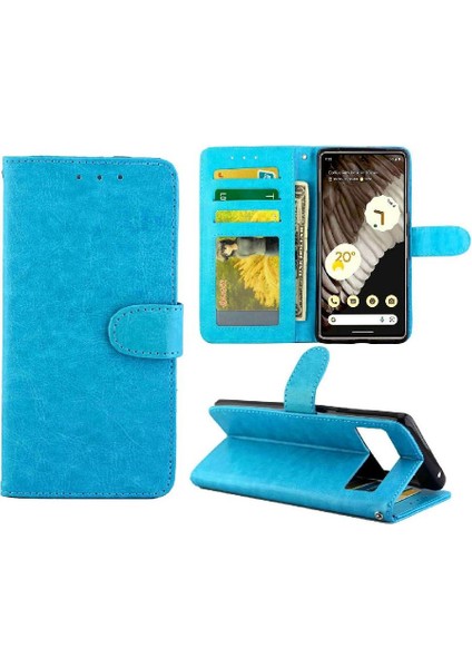 Google Piksel 7 Pro Kickstand Pu Deri Manyetik Kapatma Için Flip Case (Yurt Dışından) fiyatları