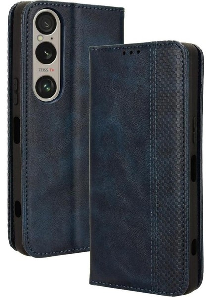 Sony Xperia 1 Ⅵ Manyetik Kapatma Pu Deri Cüzdan Için Kılıf (Yurt Dışından)