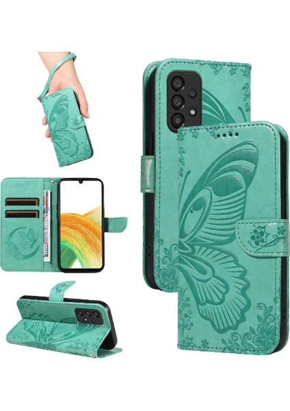Kredi Kartı Yuvası ile Samsung Galaxy A53 5g Için Flip Case Yüksek Kalite (Yurt Dışından)