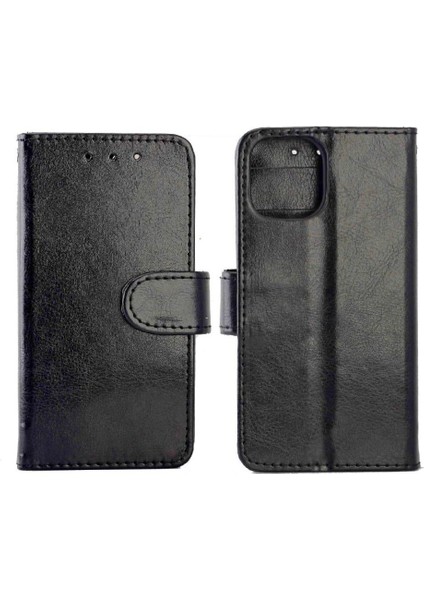 IPhone 13 Mini Manyetik Kapatma Pu Deri Kickstand Kart Için Flip Case (Yurt Dışından)