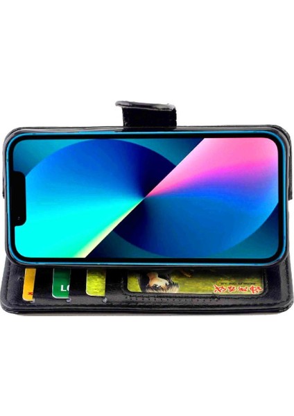 IPhone 13 Mini Manyetik Kapatma Pu Deri Kickstand Kart Için Flip Case (Yurt Dışından) fırsatları