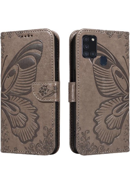 Samsung Galaxy A21S Ayrılabilir El Kayışı ile Yüksek Kalite Için Flip Case (Yurt Dışından)