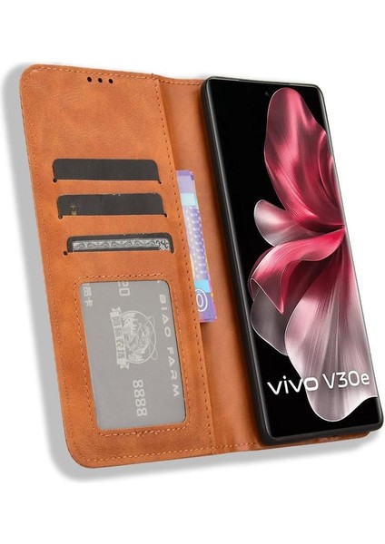 Vıvo V30E 5g Pu Deri Manyetik Kapatma Cüzdan Için Kılıf (Yurt Dışından) indirimleri