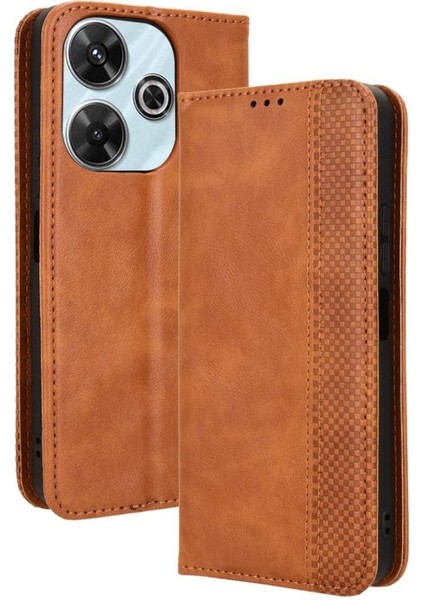 Xiaomi Poco M6 4g Pu Deri Manyetik Kapatma Cüzdan (Yurt Dışından)